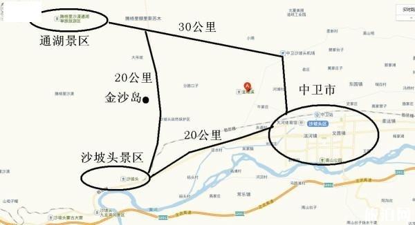银川中卫旅游图 花费+景点分布+门票大全