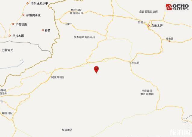 新疆阿克苏地区库车县发生5.6级地震