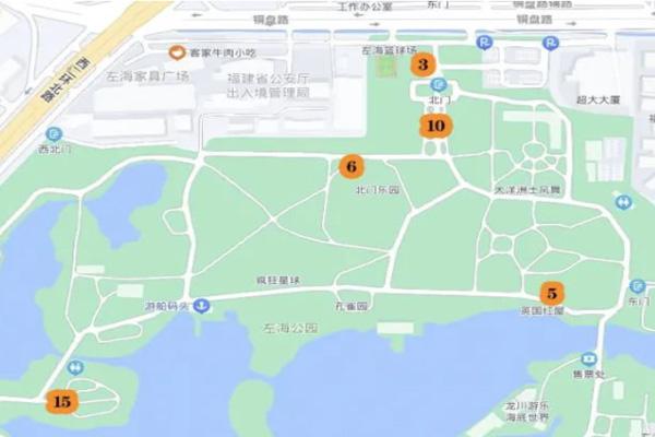 2021福州西湖第58届金秋菊花展分别设在哪里了