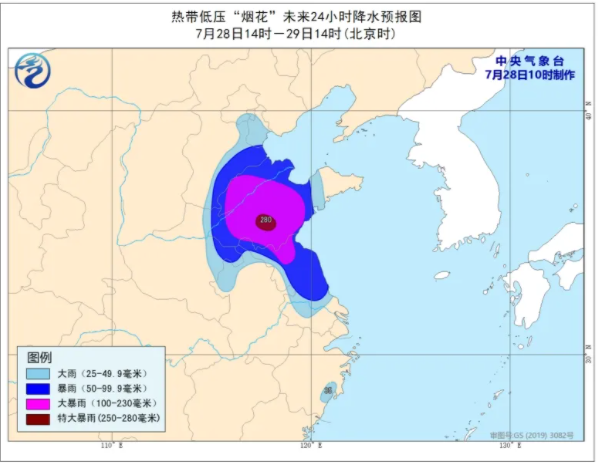 7月28日潍坊因台风烟花停运列车及关闭景区